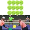 Raquettes de tennis 6pcs Pack Balles de Pickleball Extérieures Durables 40 Trous Formation HighVis Optic USAPA Standard Pickle Ball 230608