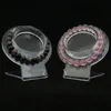 Jewelry Boxes Wholesale 10Pcs Clear Bracelet Display Holder Bangle Organizer Rack Acrylic Collar Stand 230609