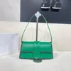 Borsa a tracolla portatile sotto le ascelle Borse a tracolla firmate Borsa di lusso Borsa a tracolla in vera pelle di vacchetta con patta Filo per cucire Decorazione Frizione semplice