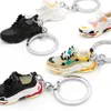 3D Sneaker Keychains Creative Birthday Party Gift Shoe Key Chain Toy Accessory Bag Car Decoration 8 Styles