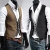 Abiti da uomo Blazer Business e tempo libero Gilet doppiopetto Gilet Abito da cerimonia nuziale Giacca formale senza maniche 230609