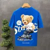 Men's T-Shirts Japan Men's Cool Bear T-shirt Men's Cotton Short Sleeve Tops Summer High Quality White T Shirt O-neck Tee Shirt Men Clothing 230608