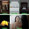 Lampade da parete PIR Motion Sensor LED Under Cabinet Light Ultra-sottile 23CM USB Ricaricabile Armadio Armadio Lampada Closet Night