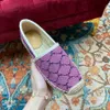 Kobiety Jacquard Espadrille Designer G płaskie buty skórzane espadrilles mokasyna płócienne moda dama dziewczyny letnie białe cielęcie