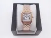 Mode Women's Watch Top Mold Square Roman Watch Designer Watch Quartz Movement Women's Watch Dial High-kvalitet rostfritt stål Rose Gold Silver Sapphire Glass