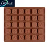 Baking Moulds Silicone Cake Mold 26 English Alphabet Letters Chocolate Ice Cube Candy Maker Tray Pan Handmade Diy Decorating Tools Mould 230608