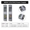 وحدة تزويد الطاقة للتبديل لشريط LED AC110V 220V إلى DC 12V 24V VOLT LED DRIVER 60W 100W 200W 300W 400W LED DRIVER