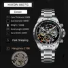 Armbanduhr Haiqin Männer Uhren 2023 Luxus automatisch oberste Markengelenk für Skelett 5BR wasserdichte Relojbres