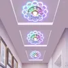 Pendant Lamps Acrylic Ceiling Lamp 7 Colors LED Bedroom Light Housing Decoration Modern Chandelier Night For Living Room/Hallway