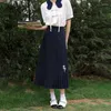 Etnisk kläder Kinesisk stil Tassel Doll Collar Shirt 2023 Kvinnakontrast Kort ärm designkänsla grod sommarvit topp