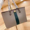 2023 NYHET OPHIDIA Tote axel shopping väska marmont kvinnor herrar klassisk strand resor canvas duffelkopplingar lady weekend bagage handväskor pochette cross body väska