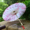 Parapluies Retrol Style Chinois Huile-Papier Parapluie Femmes Costume Pographie Accessoires De Danse Traditionnelle Parasols Fait À La Main Décor LF679