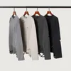 Kvinnors hoodies tröjor vintage åldrande brytning av klipptröja streetwear pullover hål mode överdimensionerade tröjor Autumn Tops Cotton HH544 230609