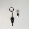 Keychains 1pc Stainless Steel Key Chain Holder Bird Skeleton Gothic Pendant For Geeks Skull Making Jewelry DIY Keychain Accessories