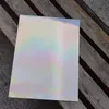 Luxury Rainbow Laser A4 Dokument Papperspåse KRAFT PAPPER PAGING PACKING ARKIVA Väskor