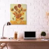 Sinbell Home D Cor Sunflowers Classic målning Canvas Wall Art av Vincent Van Gogh