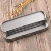 Storage Bottles 100pcs/lot Empty Pen Box Tin Silver Pencil Case Organizer For Needle Metal Containers