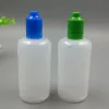 Renkli plastik şişeler 3ml 5ml 10ml 15ml 20ml 30ml 50ml 60ml 100ml 120ml damla şişeleri uzun ince uçlu kurcalama kapakları