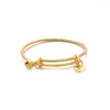 Bangle Gold Color Bangles för Womengold Plated Jewely Dubai African Jewelries Armband Etiopiska lyxdesigner HEOLSHOLD