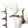 Hundehalsbänder, Leinen, einfaches Gehgeschirr, Nylon, verstellbar für kleine, mittelgroße und große Hunde, zwei Leinenbefestigungen, Lauftrainingsgeschirr Z0609