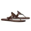 designer sandaler kvinnor sandaler berömda designer kvinnor tofflor strand platt sandal sommar dam läder flip flops kvinnor casual hem skjutbanor skjutbanor sandal storlek 36-41