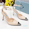 Girls White High Heels Shoes Classic Fashion Elegant Generous Party Christmas Versatile Designer Heels Storlek 35-42