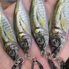 Betar lockar teaser 4pcs3d tryckt 30g 40g 60g 80g Little Jack S Shape Micro Slow Sink Metal Spoon Spinner Shore Cast Artificial Fishing Lure 230608