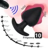 Analvibrator för män Prostata Massager Trådlös fjärrkontroll Dildo Butt Plug Vibrator för vuxna Masturbators Anal Sex Toys L230518