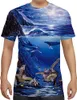 T-shirt da uomo alla moda T-shirt casual con stampa 3D Designer New Men Graphic Tee Men Taglia S-3XL