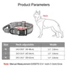 Coleiras para cães Coleira grande ajustável Coleira elástica de nylon confortável Fivela de metal para treinamento tático Caminhada Caça Z0609