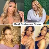 Chignons humains Honey Blonde Lace Front Wig PrePlucked 1B 27 Perruques de cheveux Ombre Body Wave 180 Raw Bodywave 30 pouces 230609