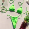 Kadın Mayo Tarzı Ön ısıtma Avrupa ve Amerika PU deri bikini seksi bayanlar bölünmüş mayo beş renk yy-5 230608