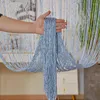 Curtain Polyester Denser String 1X2 M Tassel Fringe Shiny For White Salon And Bedroom Door Sheer Wedding Decoration