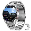 new Bluetooth call smart watch business stainless steel strap call watch ECG Sports Watch