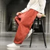 Mannen Broek Katoen Chinese Stijl Linnen Losse Plus Size Bloeiers 2023 Harajuku Casual Baggy Mannen Kleding Mode Oversized joggers