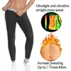 Shapers Dames Thermo Sweat Saunabroek Hoge taille Leggings Body Shaper Capri Shapewear Fitness Yoga Effect Panty Leggin