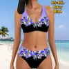 Damen-Bademode, weiblich, Sommer-Badeanzug, Damen-Sexy-Bikini, zweiteilig, Bikini-Set, Strandmode, Badeanzug, Druck, Bademode, Badeanzug, XS-8XL, 230608