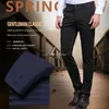 Męskie spodnie High Elast Classic Spring Summer Casual Talle Spoders Business Drop 230609