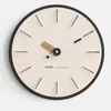 Wall Clocks Battery Small Nordic Clock Office Quiet Movement Unusual Old Style Watch Hall Silent Stylish Horloge Home Decoration