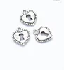 Charms 10pcs Heart Lock 16 14mm Tibetan Silver Color Pendants Antique Jewelry Making DIY Handmade Craft F0920