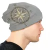 Berets Anchor Compass Skullies Beanies Caps Hip Hop Winter Warm Men Women Knitted Hat Adult Unisex Nautical Sailing Sailor Bonnet Hats