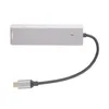 Hub 5 Gbit/s Übertragungsgeschwindigkeit Plug-and-Play 3 USB 3.0 Port Speicher Speicherkartenleser tragbar Typ C für PC Laptop