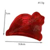 High Quality 10CM Big Fruit Strawberry Hair Clip Claw Cute Red Acetate Ponytail Clip Women Hair Accessories Fashion headwear