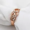 Cluster Rings Vintage Retro Wave Shaped Zircon Finger Wedding Engagement Bridal Ring For Women Esthetic Kpop Accessories SMyckespresent R226