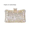 Schoudertassen Crystal Clutch Strass Avondtasje Vrouwen Portemonnee voor Prom Bruiloft Avond Handtas