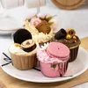 Pişirme Kalıpları 50 PCS Cupcake Kağıt Bardak Muffin Kaplama Yüksek sıcaklığa dayanıklı yağ geçirmez düğün parti Kek DIY Mutfak Aksesuarları