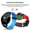 Smart Watch 119 Plus 2024 armbandsarmband band fitness tracker meddelanden påminnelse färg skärm vattentät sport 100mAh för Android Technology AccessoriesJFGE