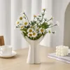 VASES MODERN ART VASES HOLE CERAMIC HAND VASE FOR HIDROPONIC FLOWER ARFINCER DESKTOP DECORATION HOME DECOR装飾リビングルーム装飾230608