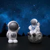 Candles 3D Silicone Astronaut Shaped Candle Mold Soft Easy Demould Lunar Human Body Molds Soap Resin Chocolate Ice Cube Mould Home Decor 230608