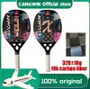 Tennisrackets CAMEWIN Hoge kwaliteit carbon fiber tennisracket beach face soft met beschermende deksel zak 230608